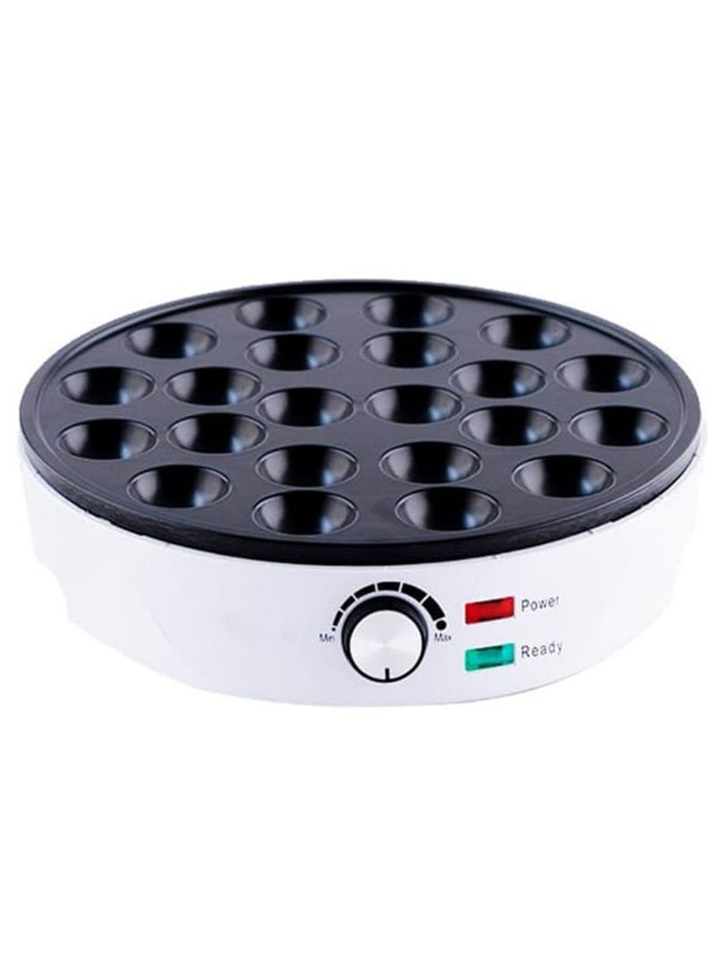 REFURA 22 Piece Mini Pancake Maker 1000W | Non Stick Surface | Overheat Protection |  RE-909 - Image 3