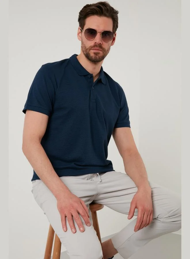 Buratti  Buratti Regular Fit Cotton Button-Down Polo Collar T-Shirt Men's POLO COLLAR T-SHIRT 5902326 for Men | Best Price UAE