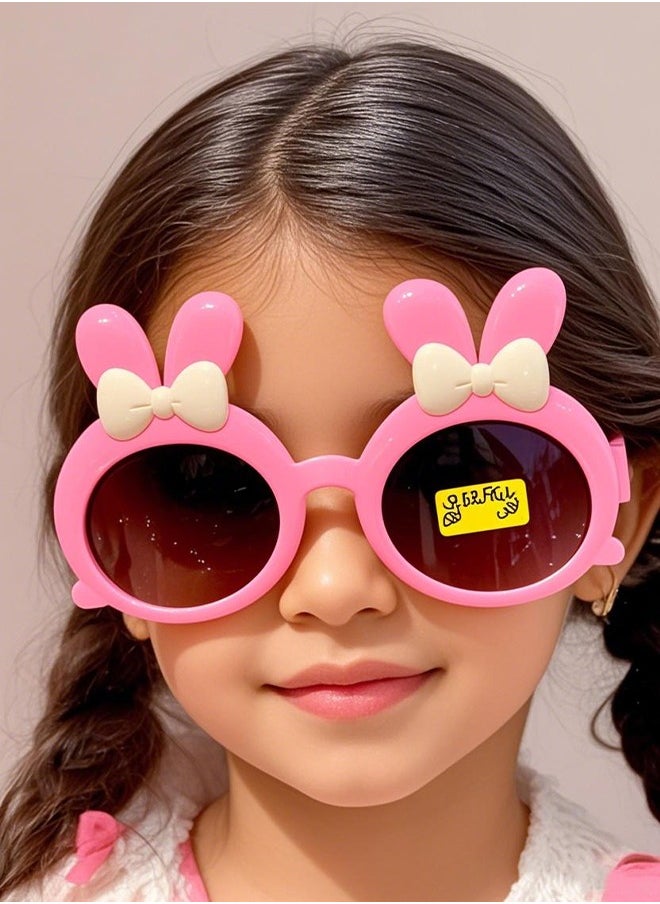 Bolivia's Hair Accessories Set with Carry Case - Pink Accessories Box Includes Cartoon Sunglasses, Necklace, Hair Clips, Barrettes, Hair Ties & Bows - Perfect Birthday/Party/Holiday Gift for Girls Age 3-12  - Image 2