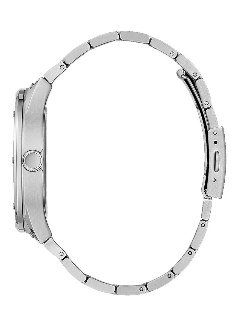 GUESS Men's Analog Round Shape Leather Wrist Watch GW0454G1-44 Mm - Image 4