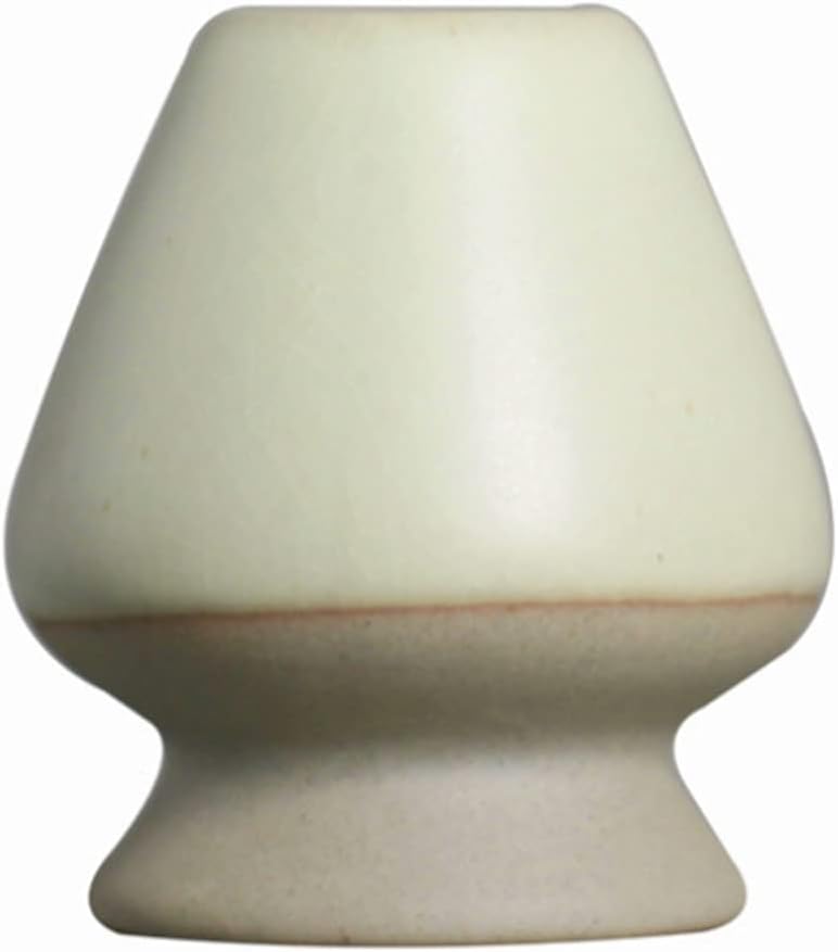 ZUHSA Matcha Tea Whisk Holder Ceramic Holder for Bamboo Matcha Chasen fit for Matcha Chasen Tea Set Accessories (Light Green) - Image 1