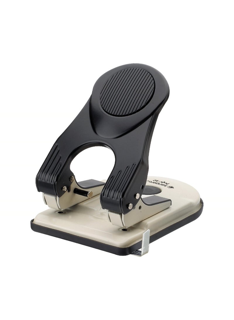 Kangaro مثقاب ورق ثنائي الفتحة 1 قطعة بقدرة 40 ورقة بألوان متنوعة - Image 1