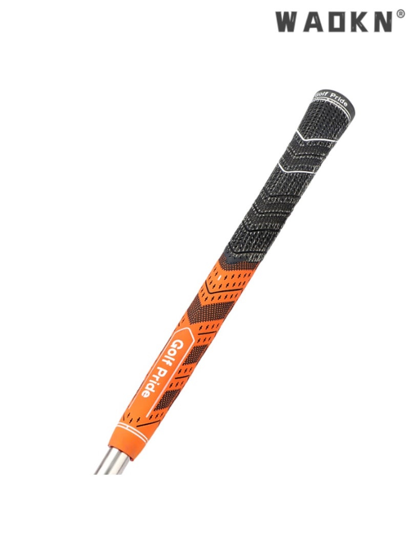 WAOKN Orange Cotton-Line Rubber Golf Grip, Standard Size, Ergonomic Design for Enhanced Comfort and Control, Ideal for All Skill Levels, Durable and High-Performance Material, Perfect for Golf Enthusiasts  - Image 2