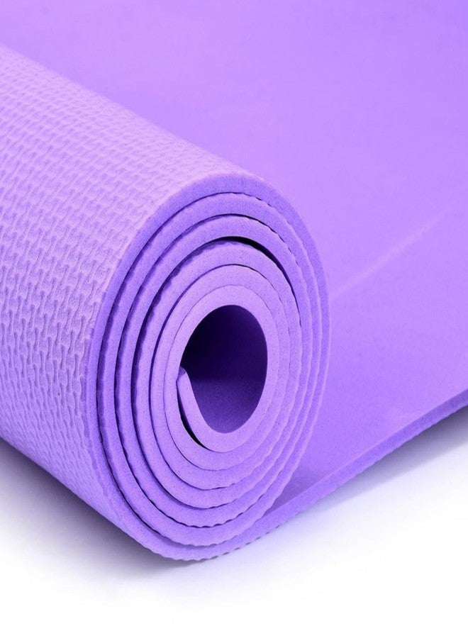Gmefvr Yoga Mat 4 mm + Skipping Rope + Hanging Strap Multi color - Image 4