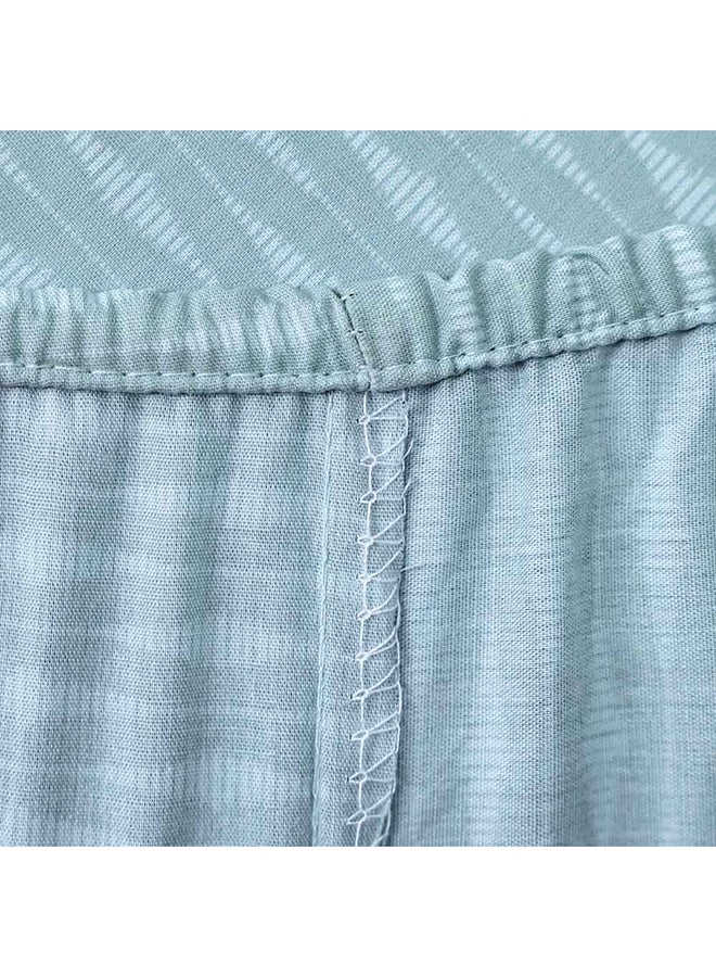DANUBE HOME Danube Home Bliss 6 Piece King Comforter Set 240x260 cm Green | Cotton /Viscos -180 Thread Count Breathable Bedding Sheet And Pillow Cases For Bedroom  - Image 4