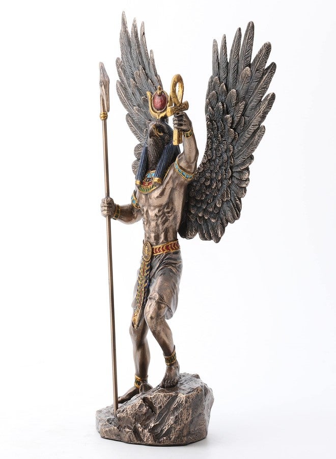 Veronese Design 10 3/8 Inch Egyptian Sun God Ra Cold Cast Resin Antique Bronze Finish Sculpture - Image 5