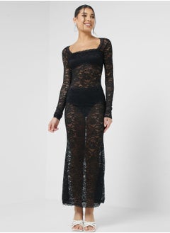 Ginger Lace Detail Maxi Dress  - Image 4