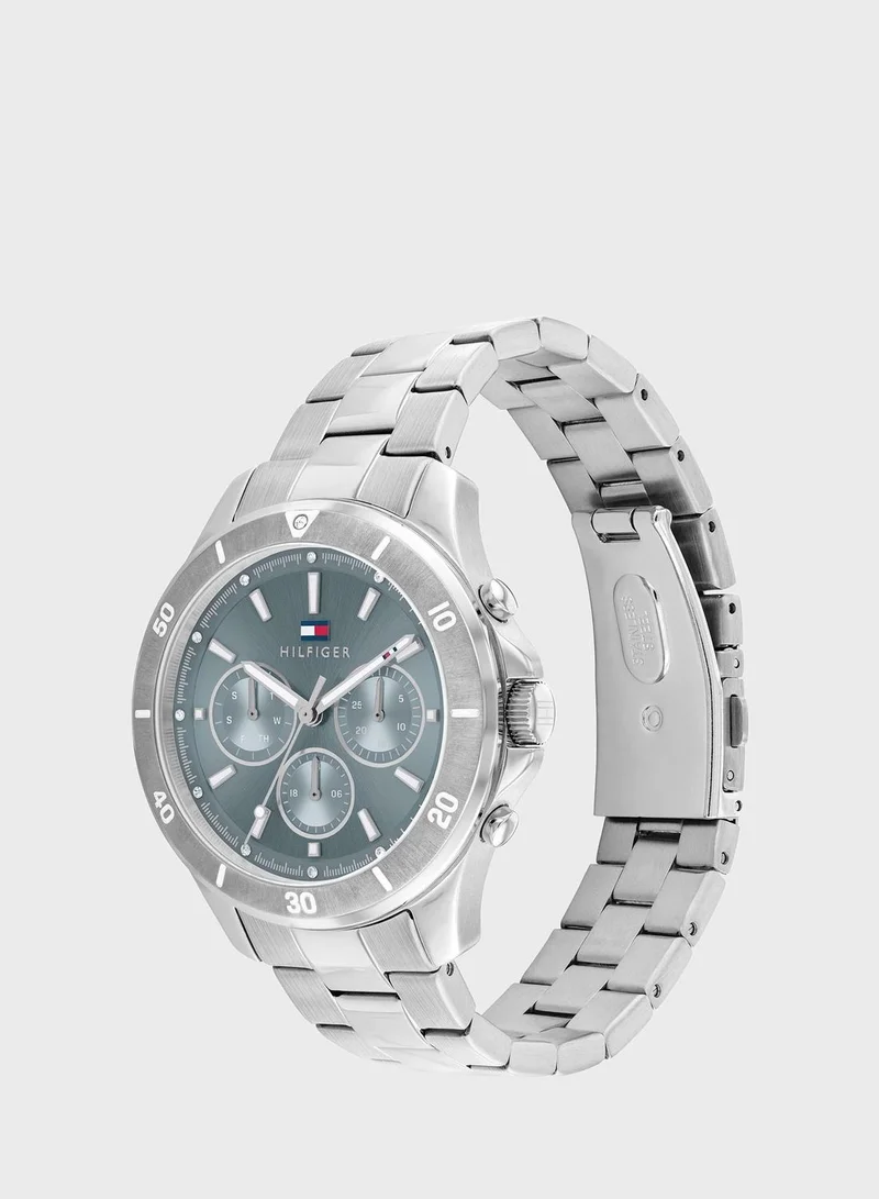 TOMMY HILFIGER Stainless steel quartz watch with day-date