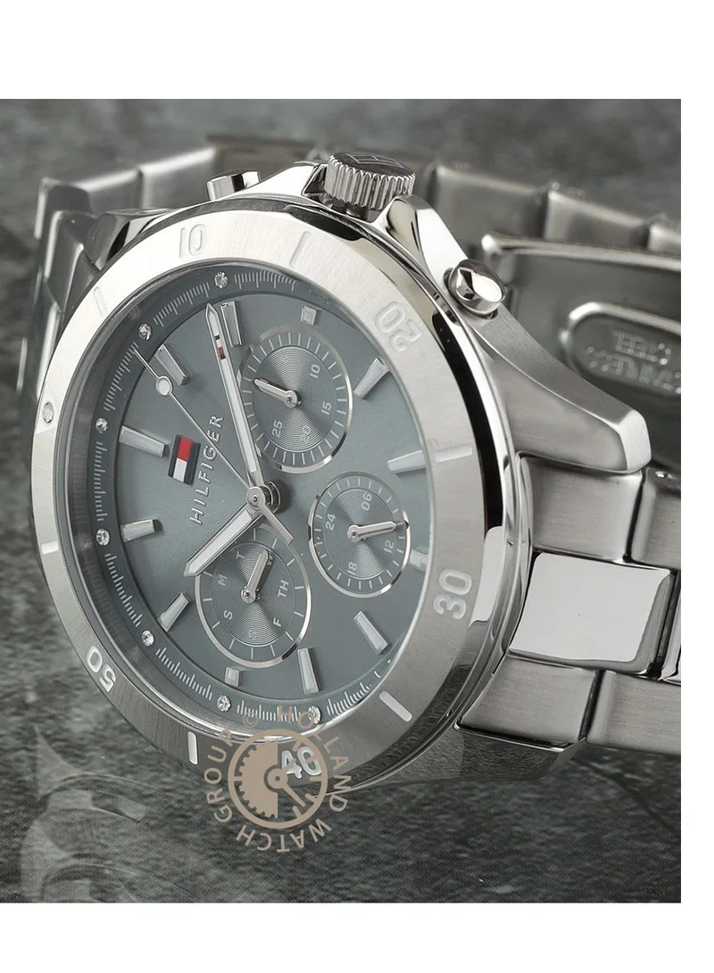 TOMMY HILFIGER Stainless steel quartz watch with day-date
