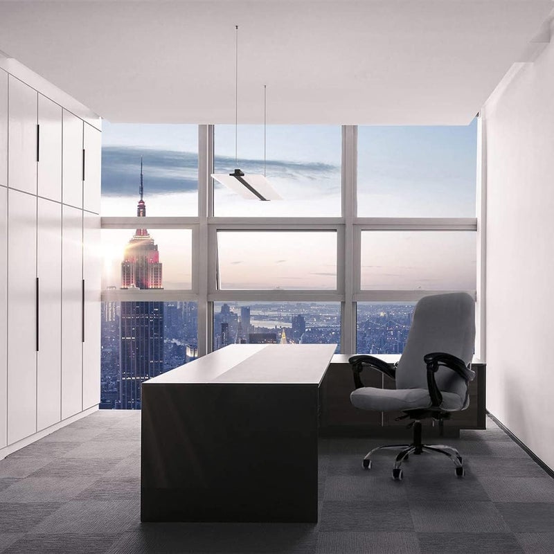 Deisy Dee Computer Office Chair Covers for Stretch Rotating Mid Back Chair Slipcovers Cover ONLY Chair Covers C162 (Grey) - Image 2