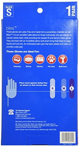 Mr Clean Mr. Clean Bliss Premium Latex-Free Gloves, Small, 4 Pair - Image 3