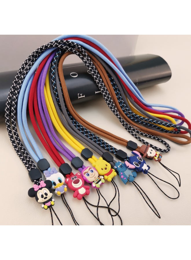 Mobile Phone Lanyard Mobile Phone Chain Adjustable Long Halter Strong Durable Hanging Chain Not Tight Neck Sling Phone Case Universal-Specifications:Brown Adjustable Hand Rope Length  - Image 3