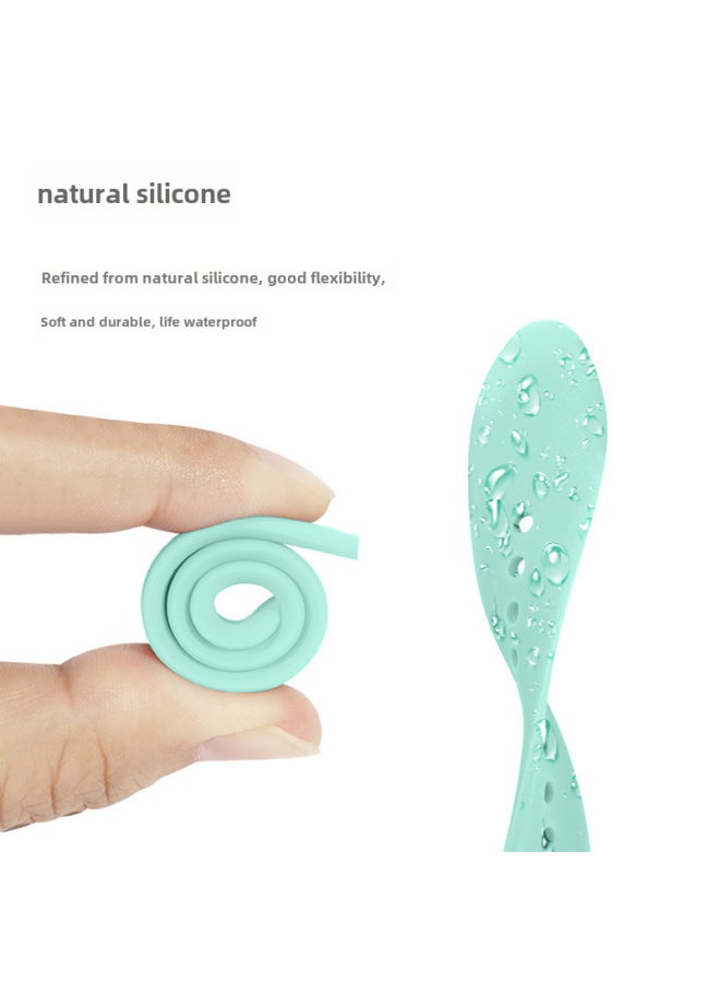 For Applewatch8 Apple S9 Silicone Strap Monochrome Iwatch Same Single Stud Snap Sport Wristband - Image 3