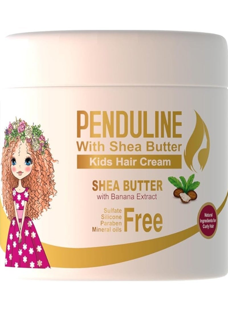 PENDULINE Curly Hair Cream for Kids with Shea Butter 250ml - Image 1