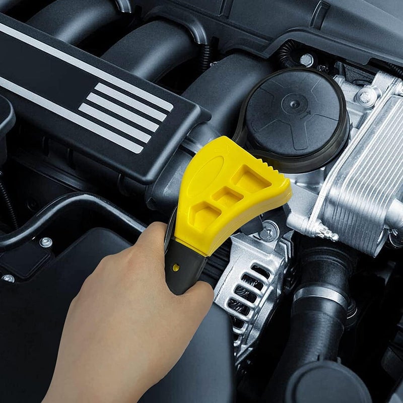 Labor-saving can opener set (2 pieces): including strap wrench and rubber wrench, adjustable non-slip and odor-free, suitable for people with weak hands, the elderly with arthritis and plumbing operations - Image 2