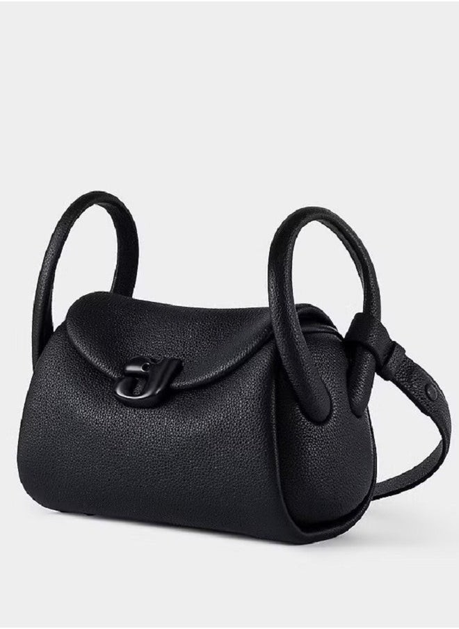 Kuno - KUNOGIGI Pillow Bag First Layer Cowhide Genuine Shoulder Crossbody Bag - Image 1
