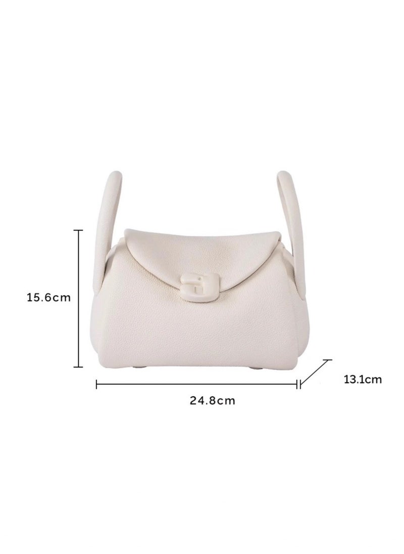 Kuno - KUNOGIGI Pillow Bag First Layer Cowhide Genuine Shoulder Crossbody Bag - Image 1