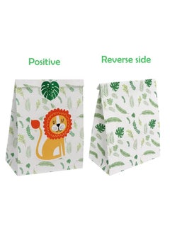 E COMMERCE  BAG 12 Pieces Gitf Bags For Kids Birthday Animal Party Zoo theme Woodland Gift Wrap  - Image 3