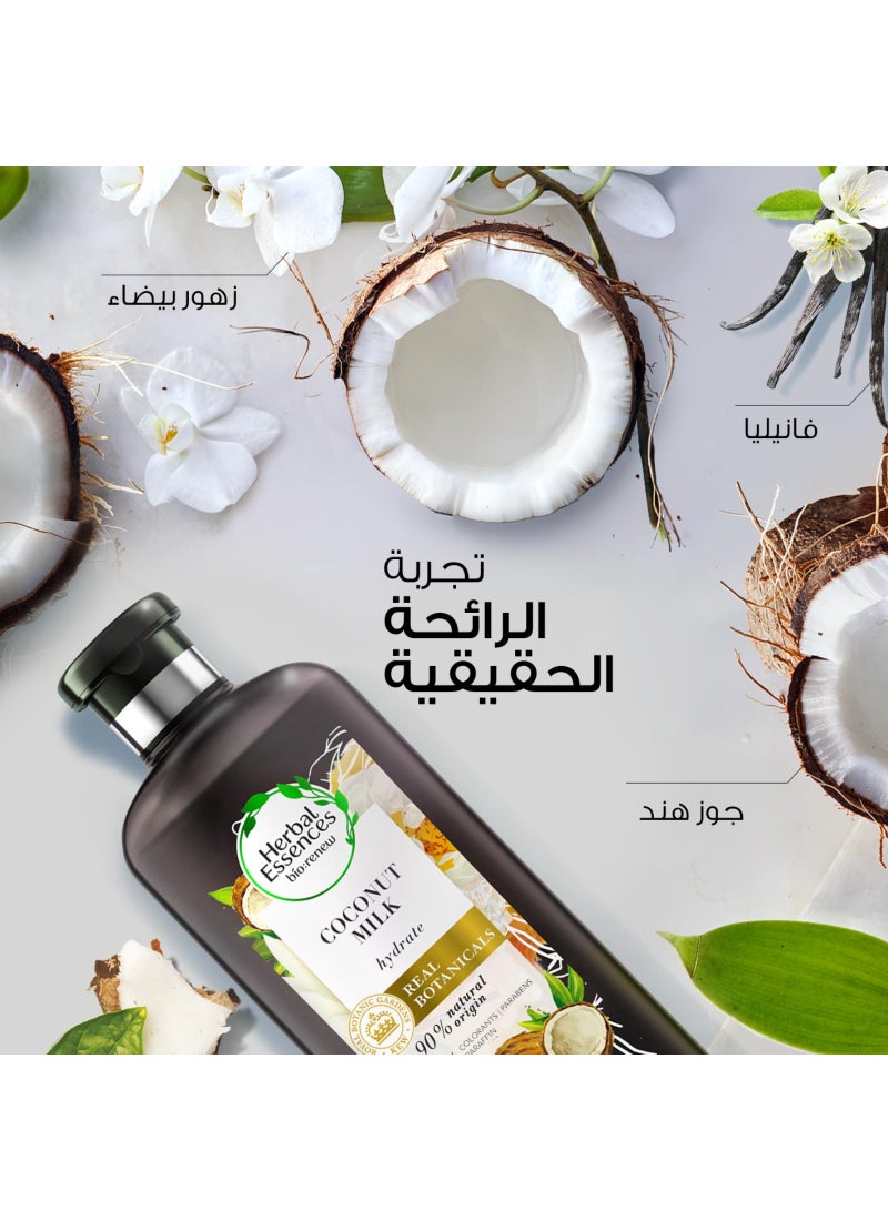 Herbal Essences Bio Renew Hydrate Coconut Milk Shampoo 400ml - Image 3
