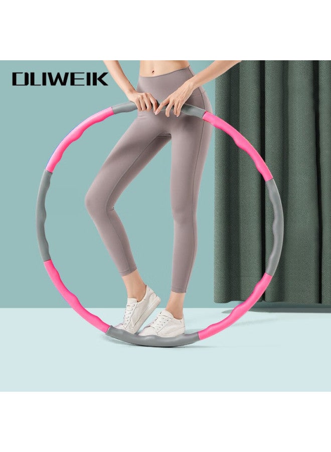 Dweck Duweike Detachable Hula Hoop, Adjustable Waist, Exercise For Children And Adults, Shaping Fitness, Abdominal Compression, Waist Slimming, Ocean Blue - Image 1