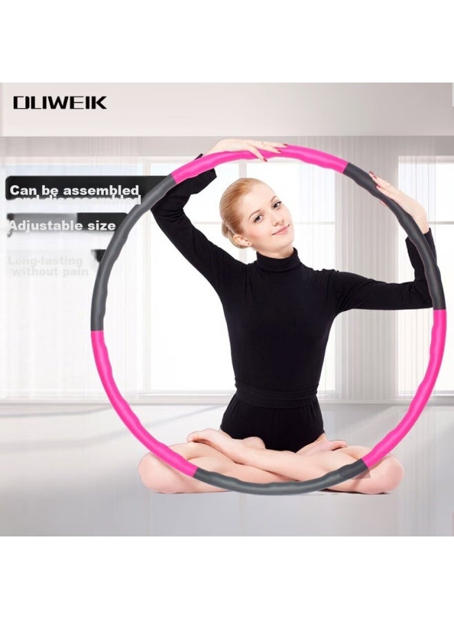 Dweck Duweike Detachable Hula Hoop, Adjustable Waist, Exercise For Children And Adults, Shaping Fitness, Abdominal Compression, Waist Slimming, Ocean Blue - Image 2