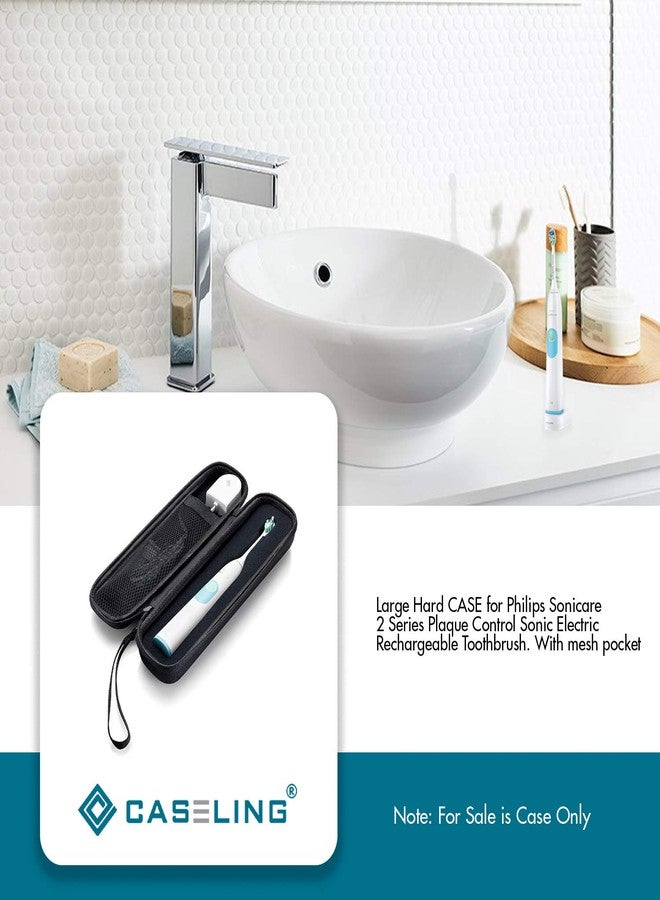 caseling Toothbrush Case Fits Philips Sonicare ProtectiveClean 5300, 6100 & 5100 - Hard Portable Travel Holder with Custom Foam Cutout. - Image 5