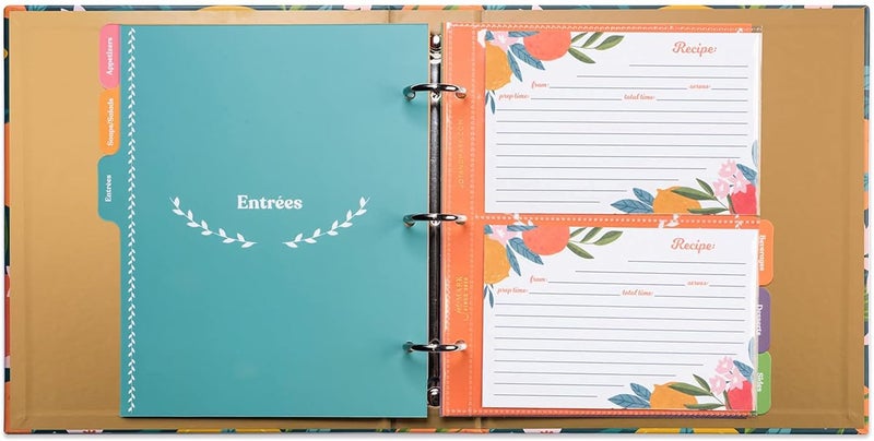 Jot  Mark أغلفة الصفحات للحافظة من جوت آند مارك لبطاقات الوصفات أو الصور مقاس 4×6، 25 غلاف (عبوتان) | أغلفة واقية بلاستيكية تناسب حافظات الحلقات الثلاث مقاس 8.5×9.5 بوصة - Image 4
