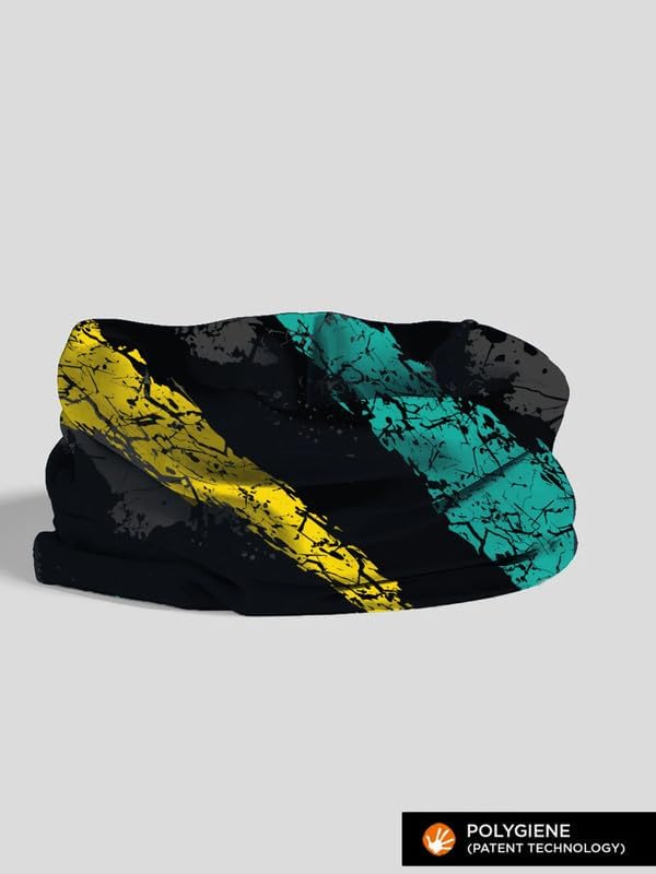 WANDERLOOMS Himalayan Dawn Unisex Bandana Mask for Men to Cover Face & Head | Printed Bandana for Hair - Image 4