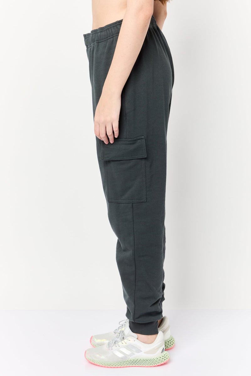 Adidas Women Sportswear Fit Outdoor Sweatpants, Dark Grey  - Image 2