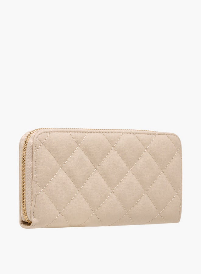 Flora Bella By Shoexpress Quilted Zip Around Wallet - Image 2