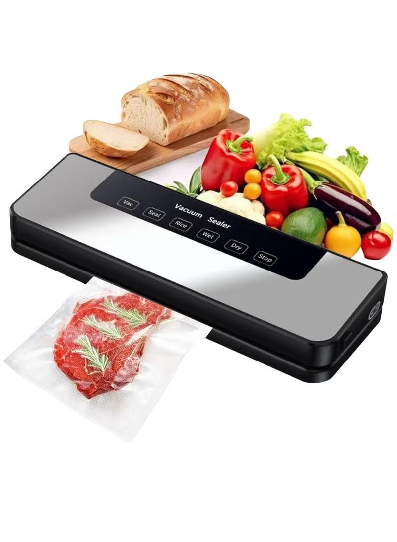 Vacuum Sealer Machine with 50 Bags, Automatic Vacuum Sealer for Food Storage, Moist&Dry Mode  - Image 1