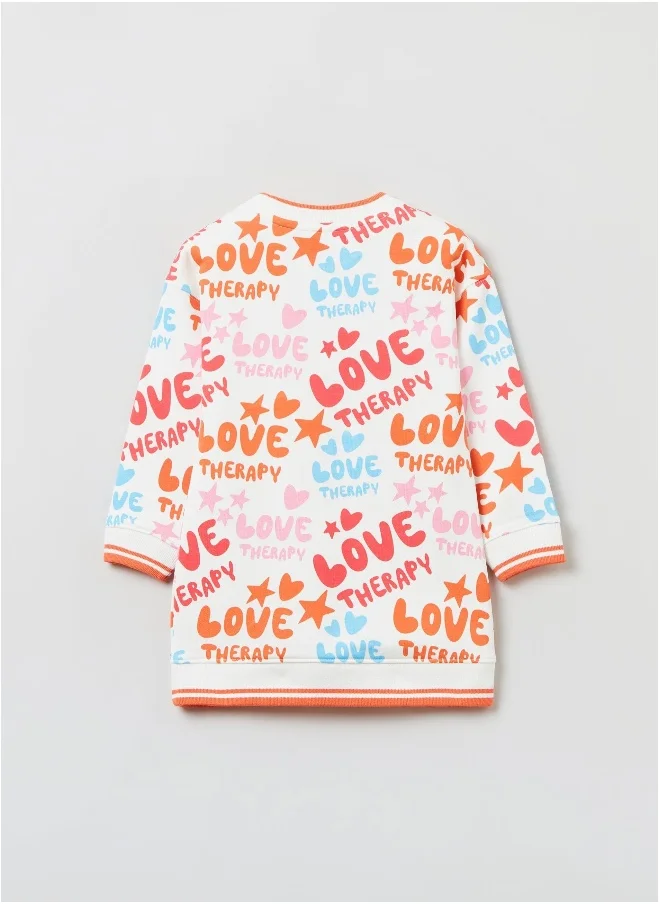 او في اس Ovs Girls Love Therapy Sweat Dress