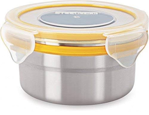 Sensimon Fullmeal Tiffin Box 3 Stainless Steel Lunch Container Leakproof Microwave Airtight Leakproof lid Containers for Kids and Adult Assorted Color 3 Container - Image 3