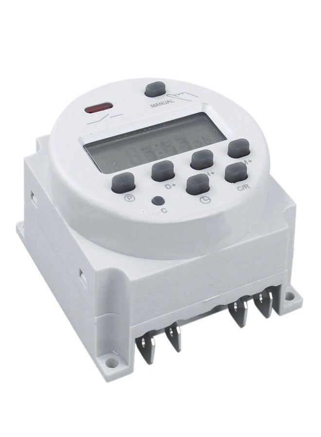 Gadget Hero's 24V-220V LCD Digital Weekly Programmable Power Timer. Time Relay Switch. - Image 2