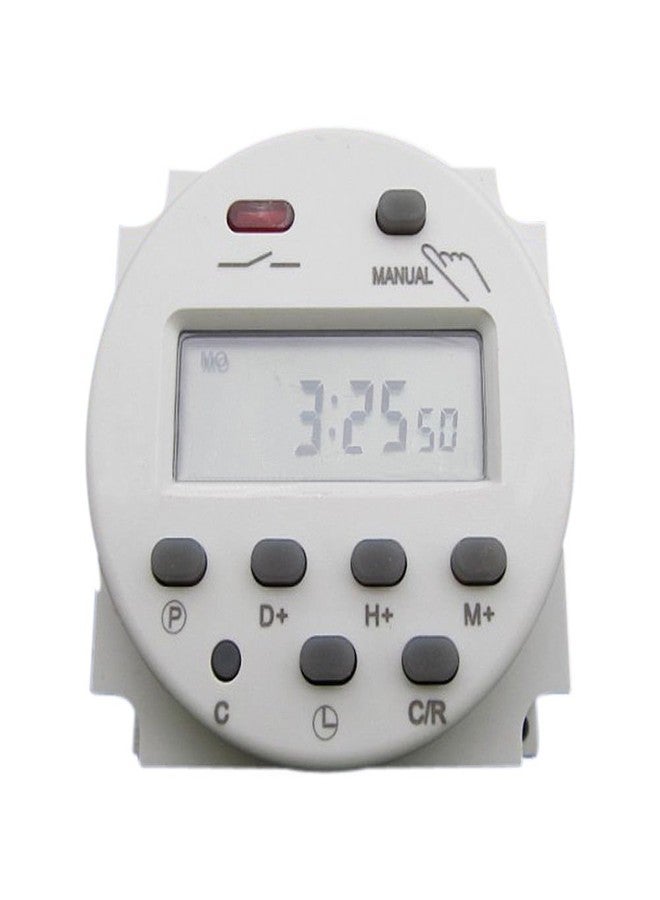 Gadget Hero's 24V-220V LCD Digital Weekly Programmable Power Timer. Time Relay Switch. - Image 1