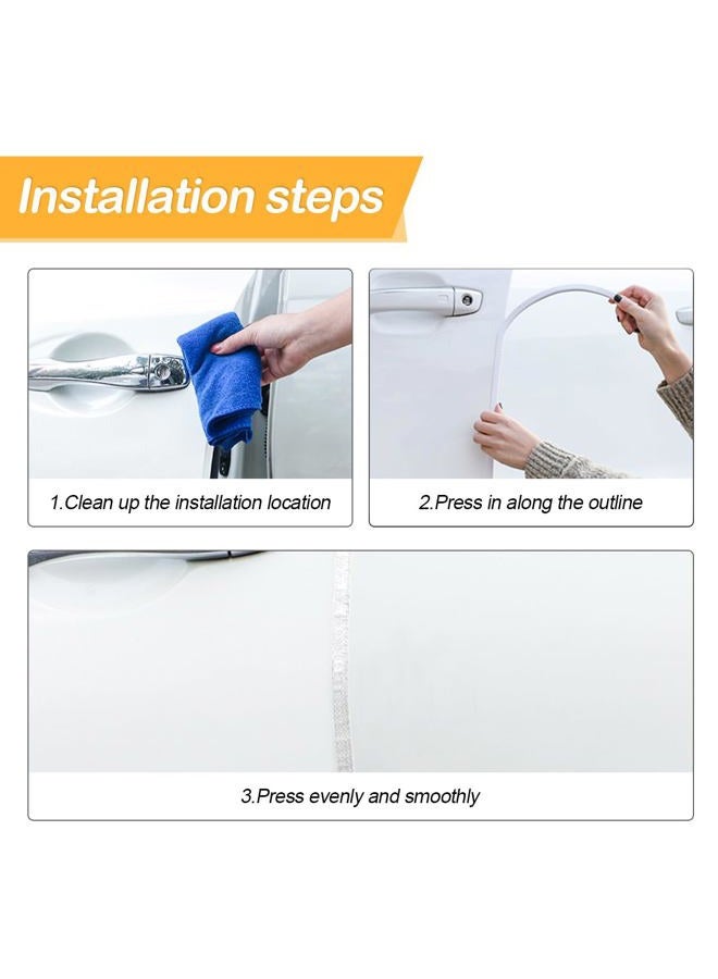 Osilly Car Door Edge Guards, 16Ft Rubber Seal Car Door Edge Trim, U Shape Door Edge Protector Guard, Aluminum Weather Proofing Automotive Door Edge Molding Protection for Most Car (Gray) - Image 5