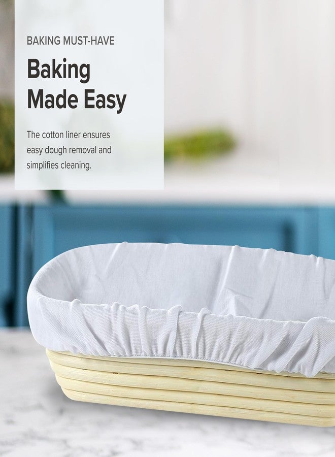 Frieling Brotform Liner Rectangular 12 x 5.5, 100% Cotton - Image 2