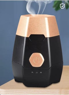 Bukhoor Electric Incense Burner,USB Rechargeable Incense Diffuser Burner,Incense Burner Dukhoon Bukhoor Aroma Diffuser Home Decor, Black  - Image 1