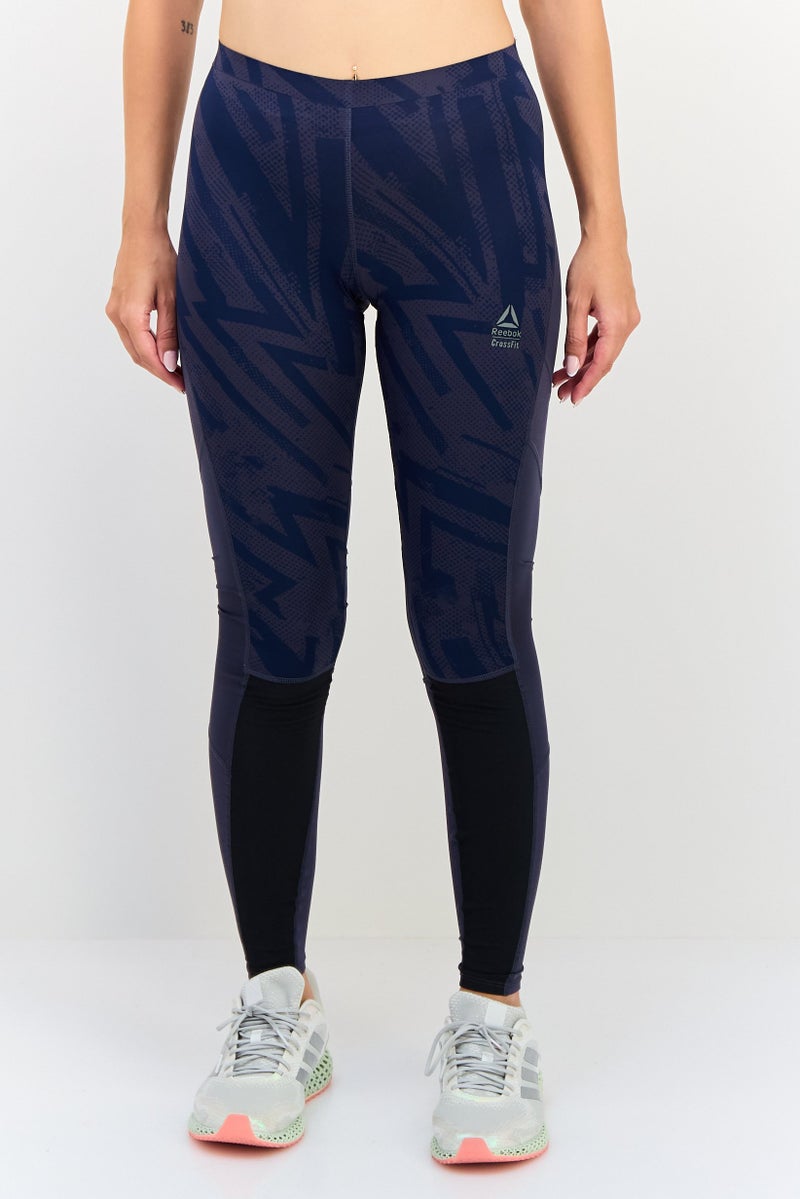 Reebok Women Cross Fit Training Leggings, Multicolor - Image 1