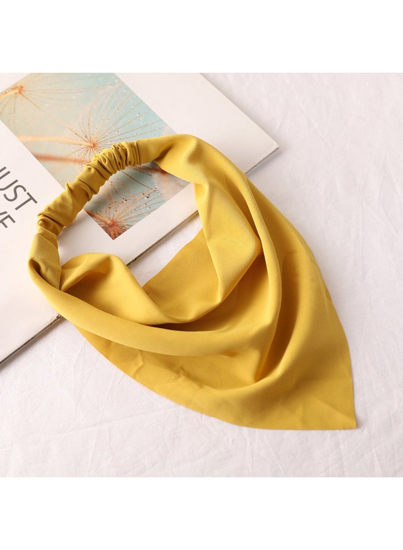 SYOSI Hair Scarf Headband for Women Elastic Headbands Accessories Triangle Fashion Girls 4 Pack  - Image 3