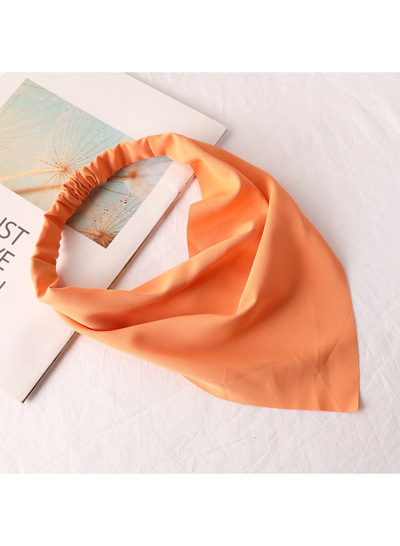 SYOSI Hair Scarf Headband for Women Elastic Headbands Accessories Triangle Fashion Girls 4 Pack  - Image 4