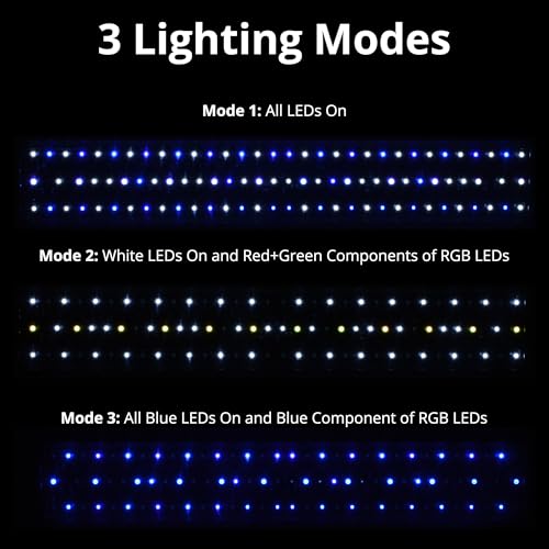 NICREW 24W Saltwater Aquarium Light, Marine LED Reef Light for Corals, Programmable Timer Controller, 24 to 30-Inch - Image 5