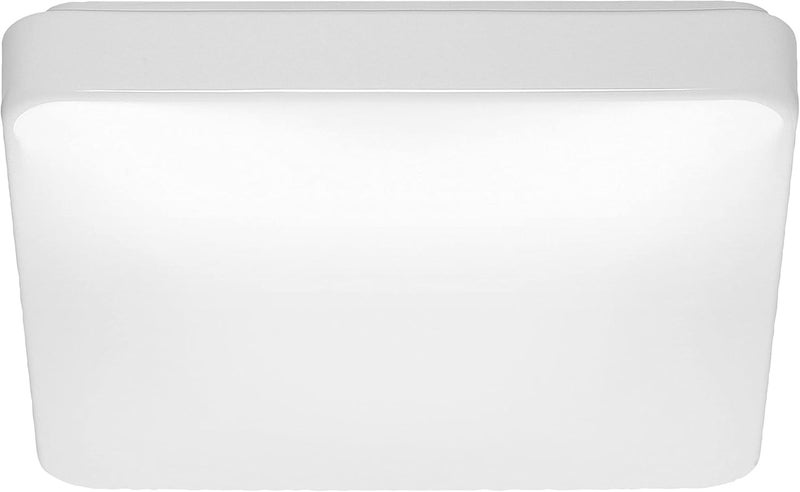 Nuvo 621217 Color TemperatureSelectable LED Flush Mount Ceiling Light With Motion Sensor White 14Inch Square - Image 1