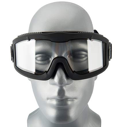 Lancer Tactical AERO Airsoft Tactical Safety Goggles -3mm Dual Pane Lens, Anti-Fog Glasses for Hunting and Cycling-One Len (Black) - Image 5