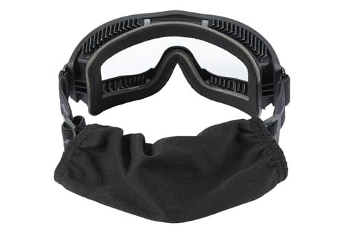 Lancer Tactical AERO Airsoft Tactical Safety Goggles -3mm Dual Pane Lens, Anti-Fog Glasses for Hunting and Cycling-One Len (Black) - Image 3