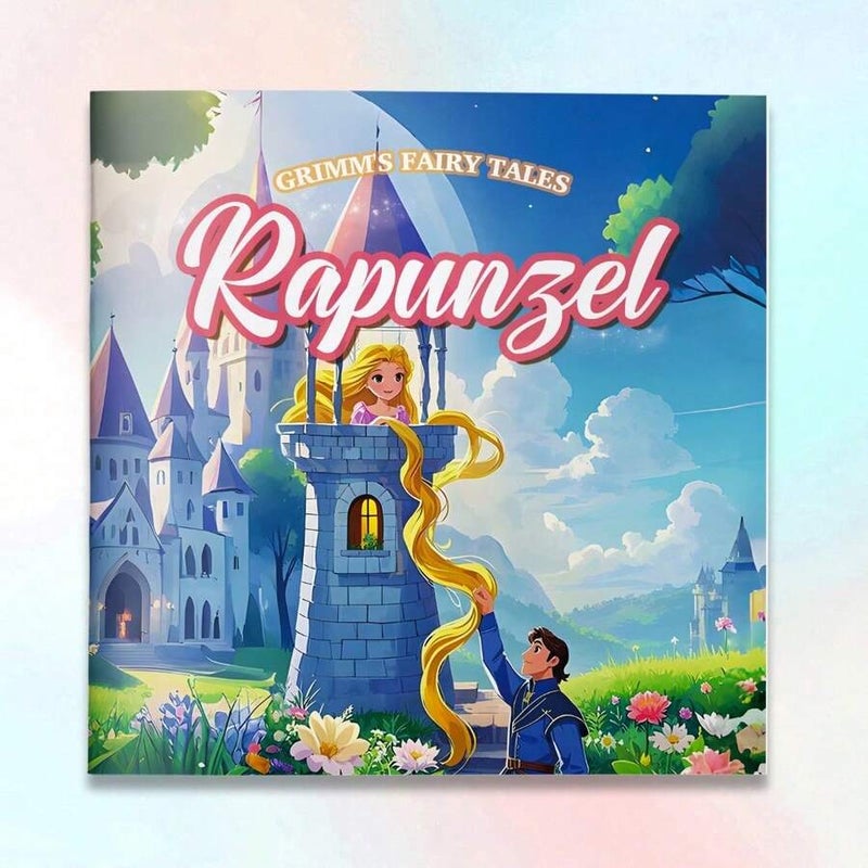 Grimm's Fairy Tales Picture Book Collection, Classic Fairy Tale Fantasy Theme With Illustrations, Easy-To-Read Format, Premium Cover Design, Multiple Styles Available