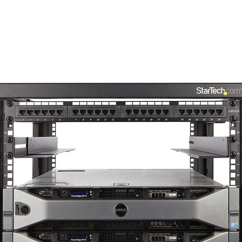 StarTech.com 1U 19 inch Server Rack Rails - 24-36 inch Adjustable Depth - Universal 4 Post Rack Mount Rails - Network Equipment/Server/UPS Mounting Rail Kit HPE ProLiant Dell PowerEdge (UNIRAILS1UB) - Image 5