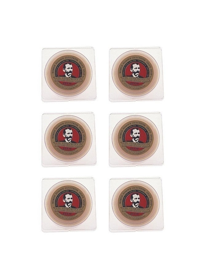 Colonel Conk Col. Conk World'S Famous Shaving Soap, Bay Rum 2.25 Oz (Pack Of 6)