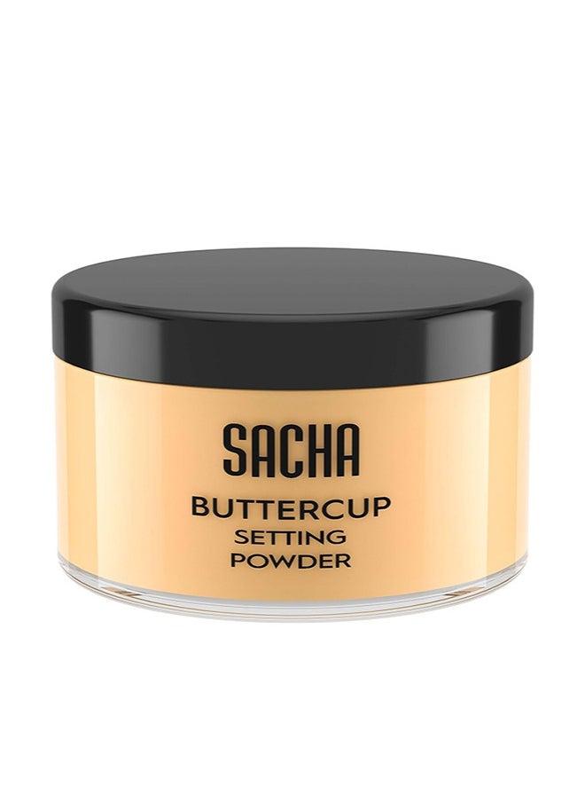 Sacha Cosmetics Buttercup Setting Powder For Medium to Dark Skin Tones  - Image 1