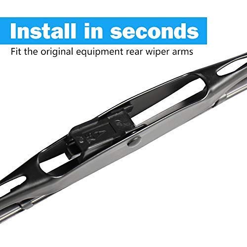 ASLAM Rear Wiper Blade,ASLAM 10-1 Rear Windshield Wiper Blades Type-E for Original Equipment Replacement,Exact Fit(Pack of 2) - Image 2